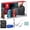 RedBlue, variant on Nintendo Switch Bundle : Nintendo Switch 32GB Gaming Console with Neon Red and Blue Joy-Con and Mazeploy Accessories