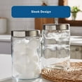 thumbnail image 4 of McKesson Sundry Jar, Unlabeled - Glass, Stainless Steel Lids - 4.5 in x 7 in, 6 Ct, 4 of 10