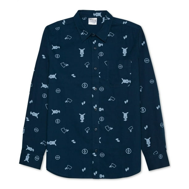 pokemon button up