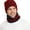 Wine Red, variant on Morttic Mens Winter Beanie Hat Scarf Set Warm Fleece Lined Knit Ski Hats Slouchy Skull Cap (Wine Red)