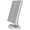 Silver, variant on Dresser Mount Tri-Fold Lighted Vanity Mirror with 21 LED Lights, Touch Screen and 3X/2X/1X Magnification, Two Power Supply Modes Make Up Mirror,Travel Mirror Silver