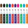 thumbnail image 1 of czcpp-- Marqueurs Effaçables à Sec, Pointe Biseautée à Faible Odeur, Lot de 10, Couleurs Assorties, Marqueurs pour Tableau Blanc Effaçables à Sec, Pointe Biseautée, Marqueurs pour Tableau Blanc, Stylos Effaçables à Sec, Fournitures de Rentrée Scolaire, 1 of 4
