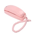 thumbnail image 4 of Teléfono de pared Teléfono de pared Teclado de botones grandes Remarcación clásica fijo con cable para cocina Negocios Escuela Sala de estar Rosa, 4 of 8