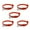 Red, variant on 5 Packs Breakaway Pet Collar with Bell, Adjustable Nylon Collar for Cat Dog Halloween Christmas Thanksgiving Holiday
