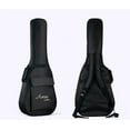 thumbnail image 4 of SHANNA 40 41 Inch Acoustic Guitar Bag Waterproof Thicken Padded Bag Advanced Guitar Case with Double Strap and Outer Pockets (Black), 4 of 5