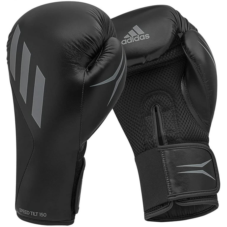 Adidas Speed TILT 150 Boxing Gloves - Training and Fighting Gloves for Men,  Women, Unisex, Mat Balck/Gray, 10 oz | Boxhandschuhe