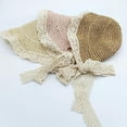 thumbnail image 4 of Fashion Children Summer Sweet Lace Straw Hat Baby Girl's Spring Wide Brim Sunhat, 4 of 5