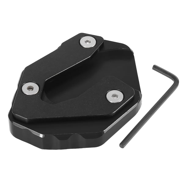 Almohadilla para Pata de Cabra para Moto Placa Estacionamiento Soporte Lateral Soporte Almohadilla Negro