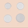 thumbnail image 6 of 1 Box 40Pcs Flat Round Brooch Pin 304 Stainless Steel 4 Sizes Brooch Bezel Trays DIY Making Kits for DIY Badge Jewelry Making Findings, 6 of 6