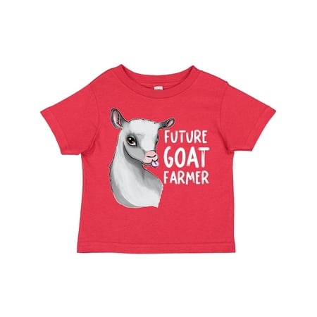 

Inktastic Future Goat Farmer Gift Toddler Boy or Toddler Girl T-Shirt