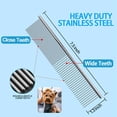 thumbnail image 7 of ZOUYUE Dog Grooming Scissors with Safety Round Tips, Heavy Duty Titanium Pet Grooming Trimmer Kit, Professional Thinning Shears, Curved Scissors with Comb for Dogs and Cats (Set of 4), 7 of 7