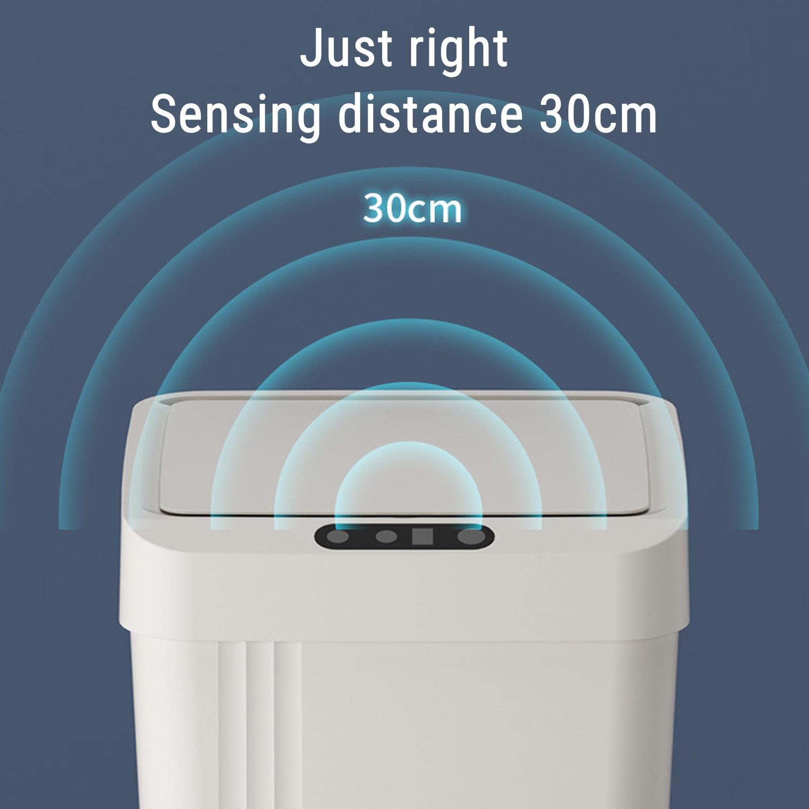 SSZMDLB under $5 Sensor Trash Can, Automatic Motion Sensor Bin, Touchless Kitchen Trash Can, Smart Waste Bin, Bathroom Office Trash Can, Hands-Free Garbage Bin