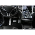 thumbnail image 6 of 3pc-Set Track Design Silver Aluminum Foot Pedal Covers For 2012-2021 Tesla Model S and 2015-2021 Tesla Model X, 6 of 9