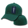 thumbnail image 2 of Decky Classic Plain Fitted Pre Curved Bill Baseball Hats Caps Men Women Forest, 2 of 2