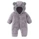 thumbnail image 2 of Traje de oso para bebé, leggings, ropa de lana de invierno para niñas y niños, mono con capucha, traje de nieve, abrigo para niños, 2 of 9