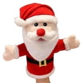 thumbnail image 1 of Snowman Elk Santa Claus Hand Puppet Christmas Hand Puppets For Toddler Kids, 1 of 5