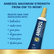 Anbesol Gel Maximum Strength 0.33 oz