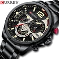 thumbnail image 4 of Curren 8395 Men's Sports Watch Men's Watch Steel Belt Business Sports Watch in Stock, 4 of 6