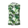 thumbnail image 6 of Lsque Football 7 Print Men's Cotton Blend Sleeveless Muscle Shirts (S-3XL)- Moisture Wicking, Odor Protection, UPF 30+,3X-Large, 6 of 8