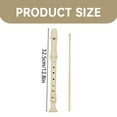 thumbnail image 3 of Soprano Descant Recorder Flute Instrument 8 Hole with Cleaning Rod - Beginner Music Wind Woodwind Instrument for Kids Students 𝗦𝗰𝗵𝗼𝗼𝗹 Band Class Learning, 3 of 9