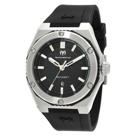 Technomarine Coral Quartz Black Dial Men's Watch TM-416072