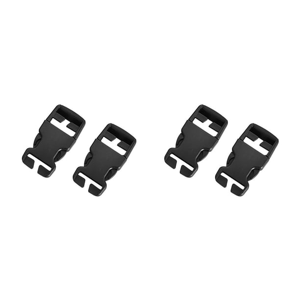 Naiovety 2 Pieces Webbing Detach Buckle Tools Buckles Sewing No Adjustable Backpack Release Fastener Clasp Strap Side Quick Belt Tamaño pequeño (2 piezas) 2piezas Naiovety CBP375668