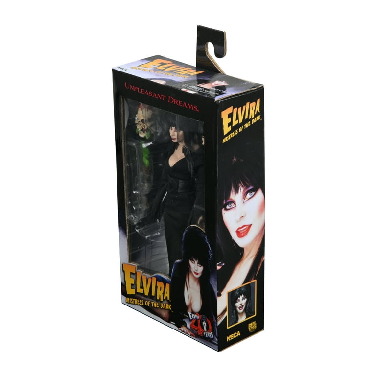 Elvira 8” Action Figure - Horror Collectibles, Fully Elvira 8” Action Figure - Horror Collectibles, Fully