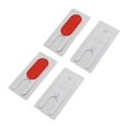 thumbnail image 2 of Juego de 4 piezas de accesorios insonorizados de bloque autoadhesivo a prueba de viento para acero plástico Gris claro, 2 of 9
