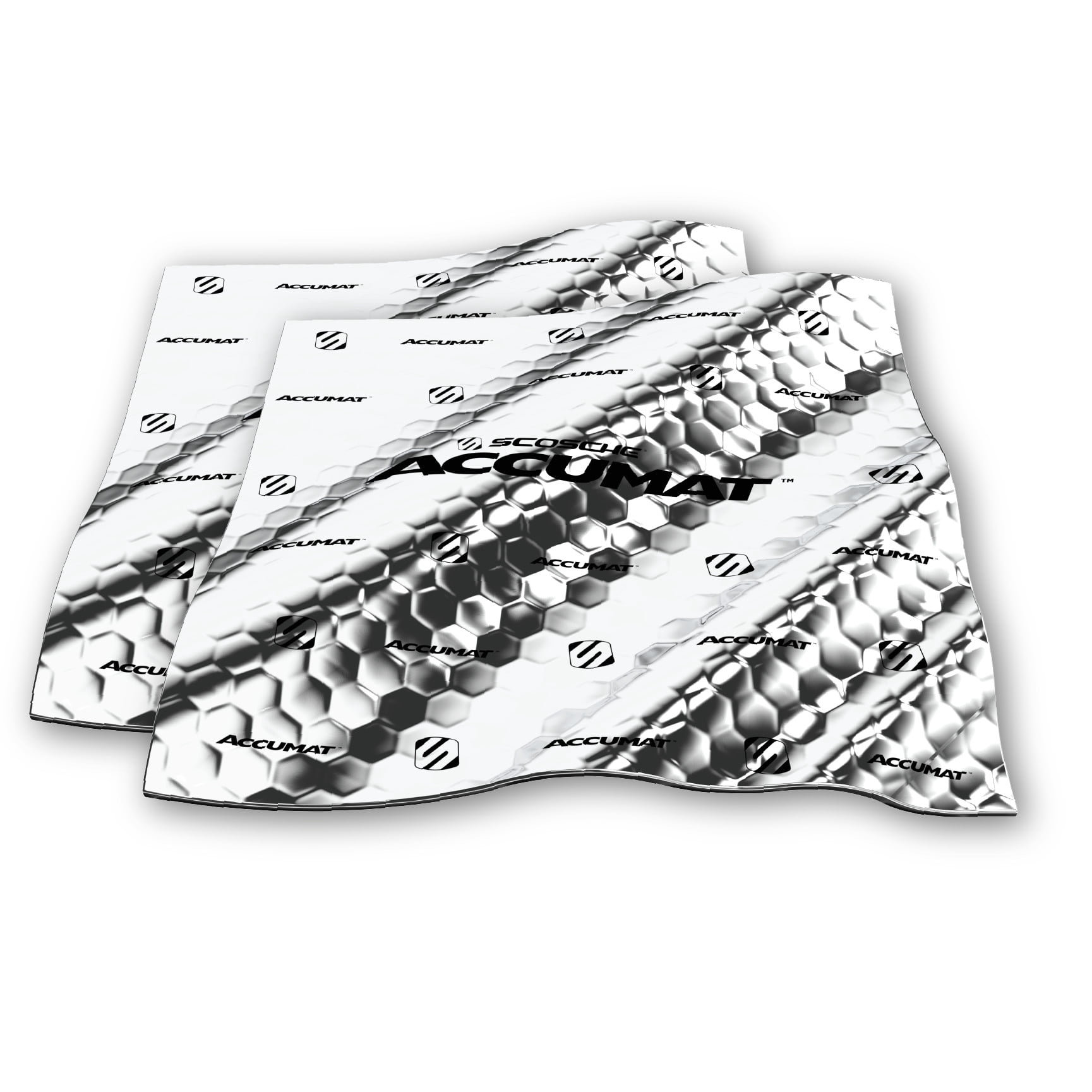 Scosche Accumat Sound Deadening Kit 2 Door High Density Flex Noise Reduction Adhesive Sheets AMT12X2