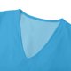thumbnail image 4 of MHFRRA Camiseta Holgada de Manga Larga con Cuello En V Informal de Color Liso Azul, 4 of 7