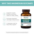 thumbnail image 5 of Himalaya Magnesium Glycinate, 60 Vegan Capsules, High Absorption Dietary Supplement for Muscle Function, Bone Health, and Relaxation, Chelated, Non-GMO, Gluten-Free, 200mg per 2 Capsule Serving, 5 of 8