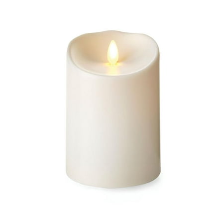 Luminara Flameless Outdoor Pillar Candle, Unscented Ivory 5 (Best Price On Luminara Candles)
