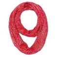 thumbnail image 3 of Peach Couture Winter Warm Cozy Sparkle Infinity Loop Cowl Scarves Black, 3 of 4
