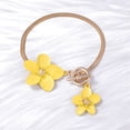 thumbnail image 5 of YYKihy French High End Design Alloy Flower Anklet Light European And American Fashion Simple Female Style, 5 of 9