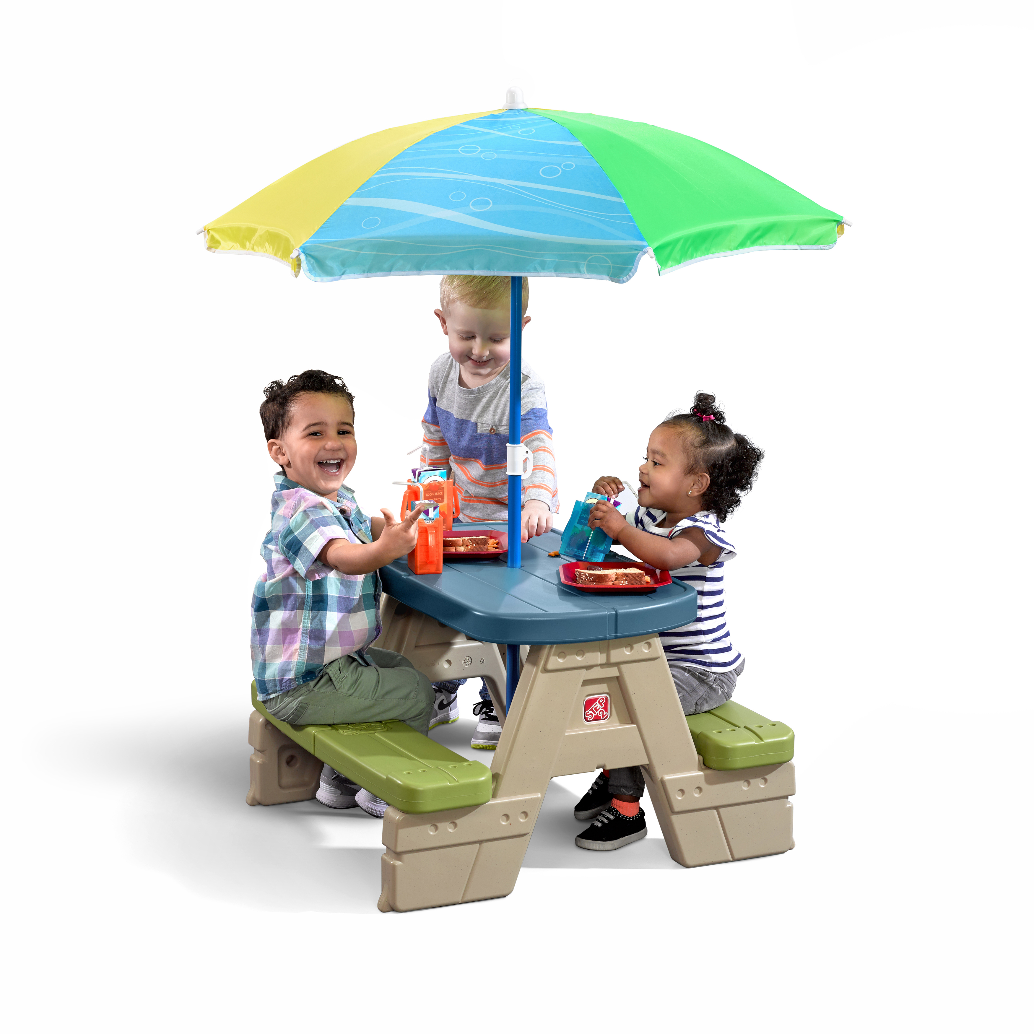 Step2 Sit & Play Kids Picnic Table with Umbrella - image 2 of 10