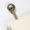 thumbnail image 3 of Rhinoceros Book Marks: Lace Bookmark in Antique Bronze - the Accessory for Book Lovers, 3 of 5