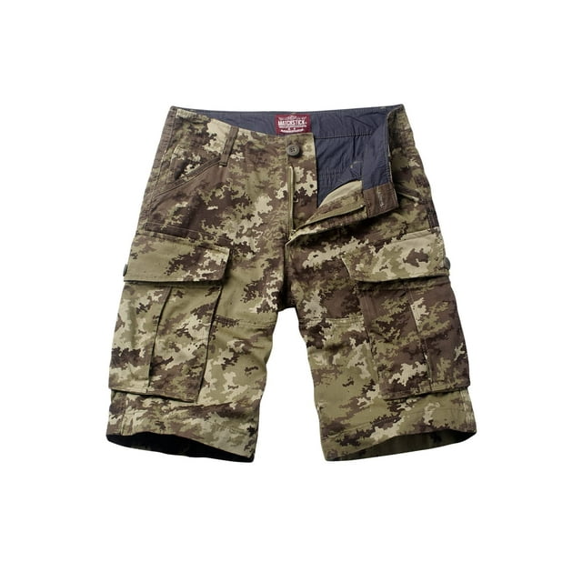 Bermudas Cargo Match para Hombre Camuflaje Desierto Talla 44