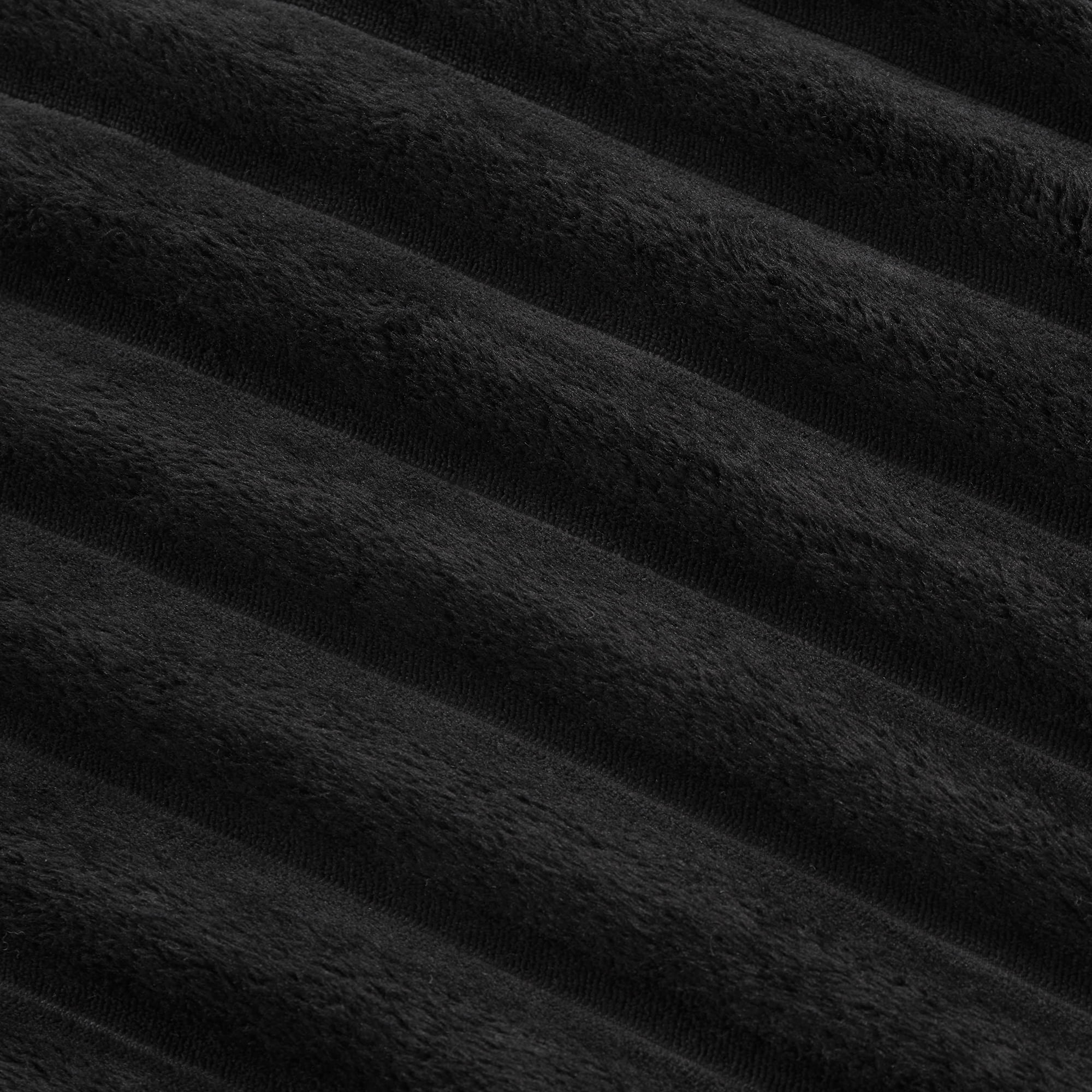 Mainstays 4-Piece Black Cozy Plush Comforter Set, T/TXL