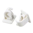 10 PCS Self Adhesive Hooks Rod Bracket Towel Curtain Bracket Drapery