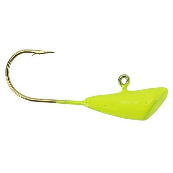 Shad Dart Jig Head 1/16 Chartreuse, 3 Pack