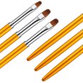 thumbnail image 3 of OULII 3Pcs Golden Nail Brush for Fine Details Patterns Lightweight Tool, 3 of 8