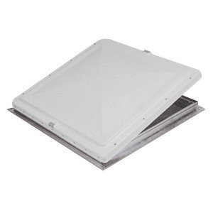 Heng s Industries Couvercle de Trappe d'Évasion 90014-C1 Hauteur de Charnière 1-5/8 Pouce; Blanc; Plastique