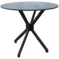 thumbnail image 2 of Crackle Glass Metal Pub Set 26" Swivel Counter Stools M-70 Hemsath Slate - Grey, 2 of 4