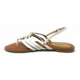 thumbnail image 3 of Victoria K Women's Braided And Rhinestone Sandals, 3 of 3