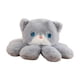 thumbnail image 2 of Cabeza de gato de peluche creativa, juguete decorativo de peluche, almohada suave hecha a mano Gris, 2 of 9