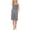 Grey, variant on Letdown Girls Linen Outfit 2 Piece Shorts Set Spaghetti Strap Cotton Linen Tank Tops Side Split Shorts Kids Summer Casual Vacation Beach Outfits