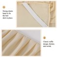 thumbnail image 3 of PiccoCasa Polyester Bed Skirts with 14" Drop Dust Ruffle, Queen Pale Orange, 3 of 8