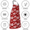 thumbnail image 6 of Bingfone Ho-Ho-Ho Apron Gifts For Men, Women Professional Grade Chef Apron for Kitchen,BBQ & Grill, 6 of 8