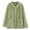 Green, variant on Women's Flannel Single Piece Top, Coral Fleece Oversized Cardigan for Autumn Winter Season, Warm Plus Size Loungewear, Home Clothes, Sleepwear and Casual Comfort Wear Beige XL