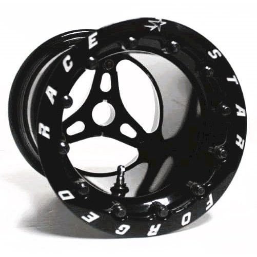 Race Star Industries 53 Jr Dragster Pair 8x8 Double Beadlock Black